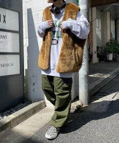 WEGO フェイクファーBIGベスト