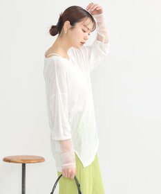 earth music&ecology ラメシアースリーブプルオーバー