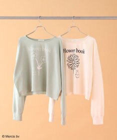 Green Parks Ｍｉｆｆｙ／フラワープリントミニ裏毛プルオーバー