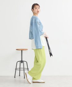 earth music&ecology ラメシアースリーブプルオーバー