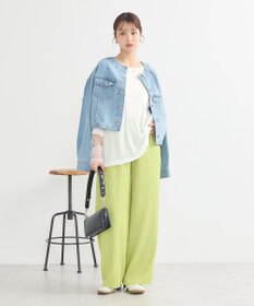 earth music&ecology ラメシアースリーブプルオーバー