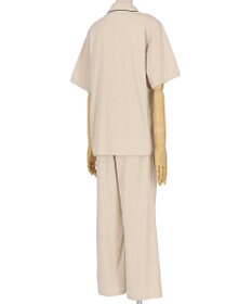 une nana cool 綿混コットンリネン天竺 半袖パジャマ