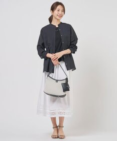 J.PRESS LADIES S スムースジャージー ノースリーブ カットソー