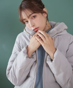 Tiaclasse フード裏エコファーダウンコート