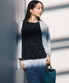 23区 S コードエンブロイダリージャージー フレンチスリーブ カットソー
