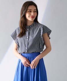 ANY 【UVカット/吸水速乾/抗菌防臭】エニィファンクション 袖フレアブラウス