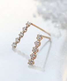 Phoebe 【K10】ラインビジューピアス