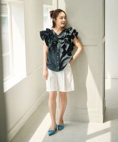 #Newans ラッフルフリルブラウス