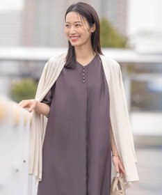 J.PRESS LADIES セルロースジャージー ロング カーディガン