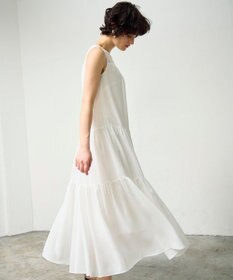 GRACE CONTINENTAL シアードレープマキシ