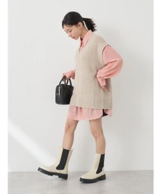 earth music&ecology シアーボーイズライクシャツ