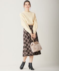 ANY SIS 【大人百花掲載 ヨンアさん着用】冬のシャルマン ラグランスリーブ ニット