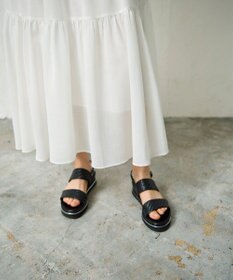 GRACE CONTINENTAL シアードレープマキシ