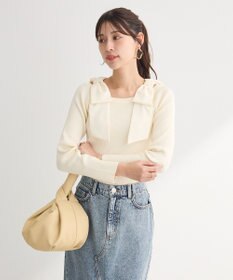 Green Parks ・ｓｗｉｎｇ　ｂｙ　ショルダーリボンプルオーバー