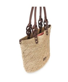 IBIZA ラフィア　セミショルダーバッグ