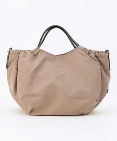 LA BAGAGERIE 【MONICA】サイドギャザー2WAYトートバッグ Mサイズ