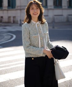 23区 S 【VERY・Oggi掲載】TWギャバジン ワイドパンツ