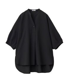 CRAFT STANDARD BOUTIQUE バンドカラーバックタック５分袖ブラウス