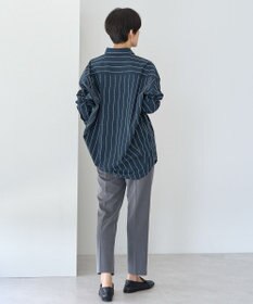 AMERICAN HOLIC ドビーストライプロングシャツ