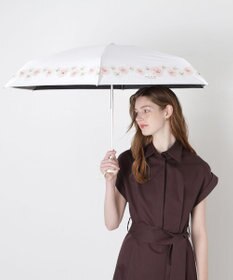MOONBAT 【WEB限定/一級遮光99.99%】晴雨兼用折りたたみ日傘 ポール&ジョー(PAUL & JOE ACCESSOIRES)クリザンテーム/バイカラー 雨の日OK 遮熱 簡単開閉 UV 晴雨兼用