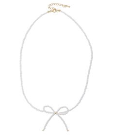 Green Parks ・ＨＡＬＦ　ＴＩＭＥ　パールリボンネックレス