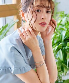 Tiaclasse ワイドクロスバングル