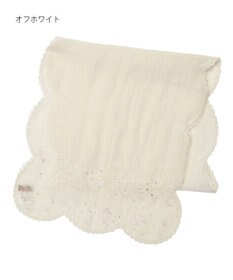 MOONBAT ルナルーチェ ロカ CHANDNI シルクコットン 花刺繍ストール