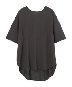 Green Parks ミニ裏毛バックカシュクール半袖チュニック