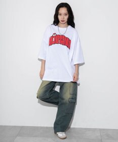 WEGO 【ユニセックス着用ITEM/ネックレス付き】アクセ付きグラフィックT（S）