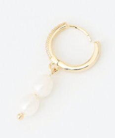 ANY 【WEB限定】ストーンリングパールピアス(両耳用)