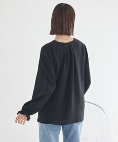 earth music&ecology フロントツイストブラウス