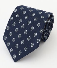 J.PRESS MEN 【VINTAGE JACQUARD COLLECTION】小紋柄 ネクタイ ネイビー系7