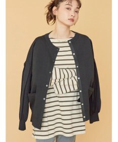 AMERICAN HOLIC エコカルットクルーネックカーディガン