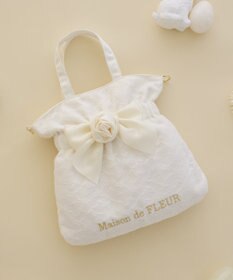 Maison de FLEUR イースターローズリボン2Wayトートバッグ