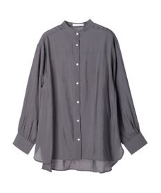 Green Parks バンドカラーシアーシャツ