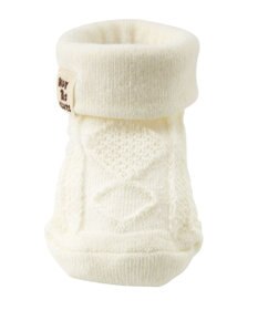 MIKI HOUSE HOT BISCUITS 【9-11cm】 ベビーソックス　アーガイル柄