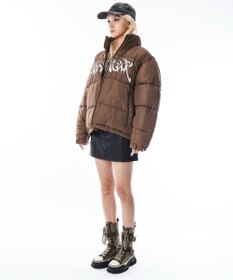 WEGO 【ユニセックス着用ITEM/MLサイズ展開】パファーグラフィックブルゾン