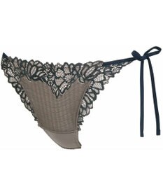 WACOAL Ｔバック ショーツ 【リボンブラ 脇すっきり】 BRB433とペア はきこみ丈あさめ バックのかぶりが広め ソング レディース PRA433 /ワコール