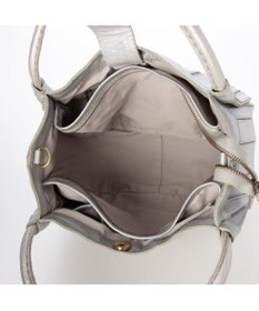 UNBILLION ピークスピーク PEAKS PEAK / ソフトレザーマルチストライプラウンド2wayバッグ