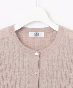 J.PRESS LADIES 【洗える】KNIT BASIC クルーネック カーディガン