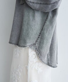 YECCA VECCA 【販売なし】バイオ加工ウ゛ィンテージデニムシャツ