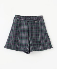 ANY KIDS 裏シャギーチェックショートパンツ