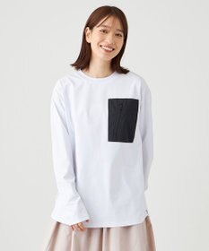 SHARE PARK LADIES 【UVカット・吸水速乾・ストレッチ・軽量 】ＺＩＰポケットＴシャツ（S・Mサイズ）