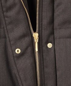 23区 S 【撥水加工】ブライトウール ロングダウンコート