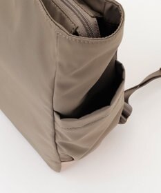 LA BAGAGERIE ツイルナイロン×エナメル リュックサック