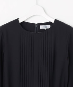 J.PRESS LADIES ノルディス2wayジョーゼット フロントプリーツ ワンピース