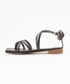 自由区 レースアップ サンダル