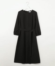 J.PRESS LADIES ノルディス2wayジョーゼット フロントプリーツ ワンピース
