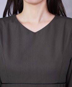 Tiaclasse L パイピングフレアワンピース