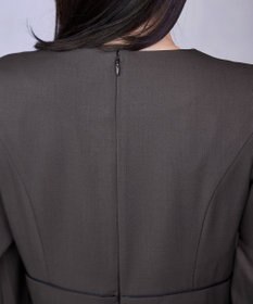 Tiaclasse L パイピングフレアワンピース